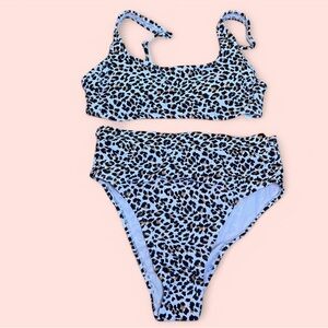 Leopard Print Bikini Set